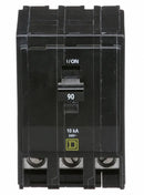 QO390 - Square D 90 Amp 3 Pole 120/240V QO Series Circuit Breaker Plug-In 10kA Interrupt Rating - Essential Electric Supply
