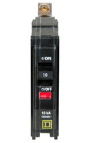 QOB110 - Square D 10A 1 Pole Miniature Circuit Breaker 120/240V AC Bolt-On QO Series 10kA - Essential Electric Supply