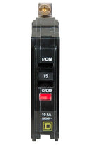 QOB115 - Square D 15A 1-Pole 120/240V Bolt-On Mini Circuit Breaker 10kA Interrupt Rating - Essential Electric Supply