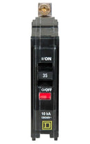 QOB135 - Square D 35A 120/240V 1-Pole Bolt-On Miniature Circuit Breaker 10kA Interrupt
