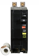 QOB250EPD - Square D 50A 2-Pole 120/240V Bolt-On Circuit Breaker with 30mA Ground Fault - Essential Electric Supply