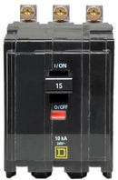 QOB315 - Square D 15 Amp 3 Pole Bolt-On Circuit Breaker 120/240VAC 10kAIC QOB Series - Essential Electric Supply
