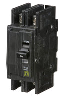 QOU210 - Square D 10 Amp 2 Pole 120/240VAC 10kA Interrupt Miniature Circuit Breaker, QOU Series, Thermal Magnetic Trip, Bolt-On Mount - Essential Electric Supply