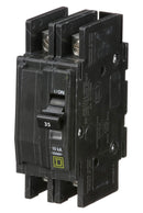 QOU235 - Square D 35 Amp 2-Pole Circuit Breaker 120/240V Thermal Magnetic 10kA Interrupt Rating - Essential Electric Supply