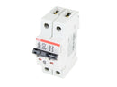 S202U-K1 - ABB 1A 240VAC 2-Pole Miniature Circuit Breaker K-Curve DIN Rail Mount - Essential Electric Supply