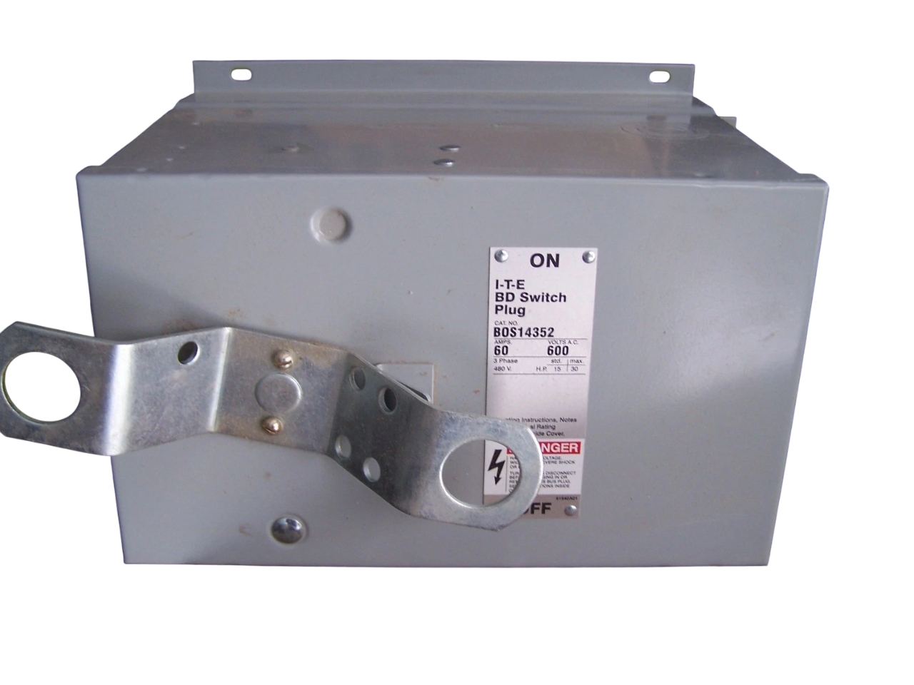 Bus Plug Type Bulldog BOS14321 30A 3-Phase Fusible Bus Plug 240V 65kA AIC – Essential ...