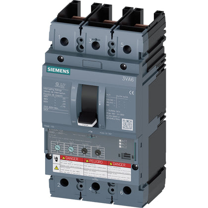 3VA6115-5HN31-0AA0 - Siemens Feed-Thru 600V 150A 3 pole circuit breaker 35kA@480V - Essential Electric Supply