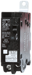 BF120A - SIemens Bolt-On 20 Amp 1 Pole Circuit Breaker - Essential Electric Supply