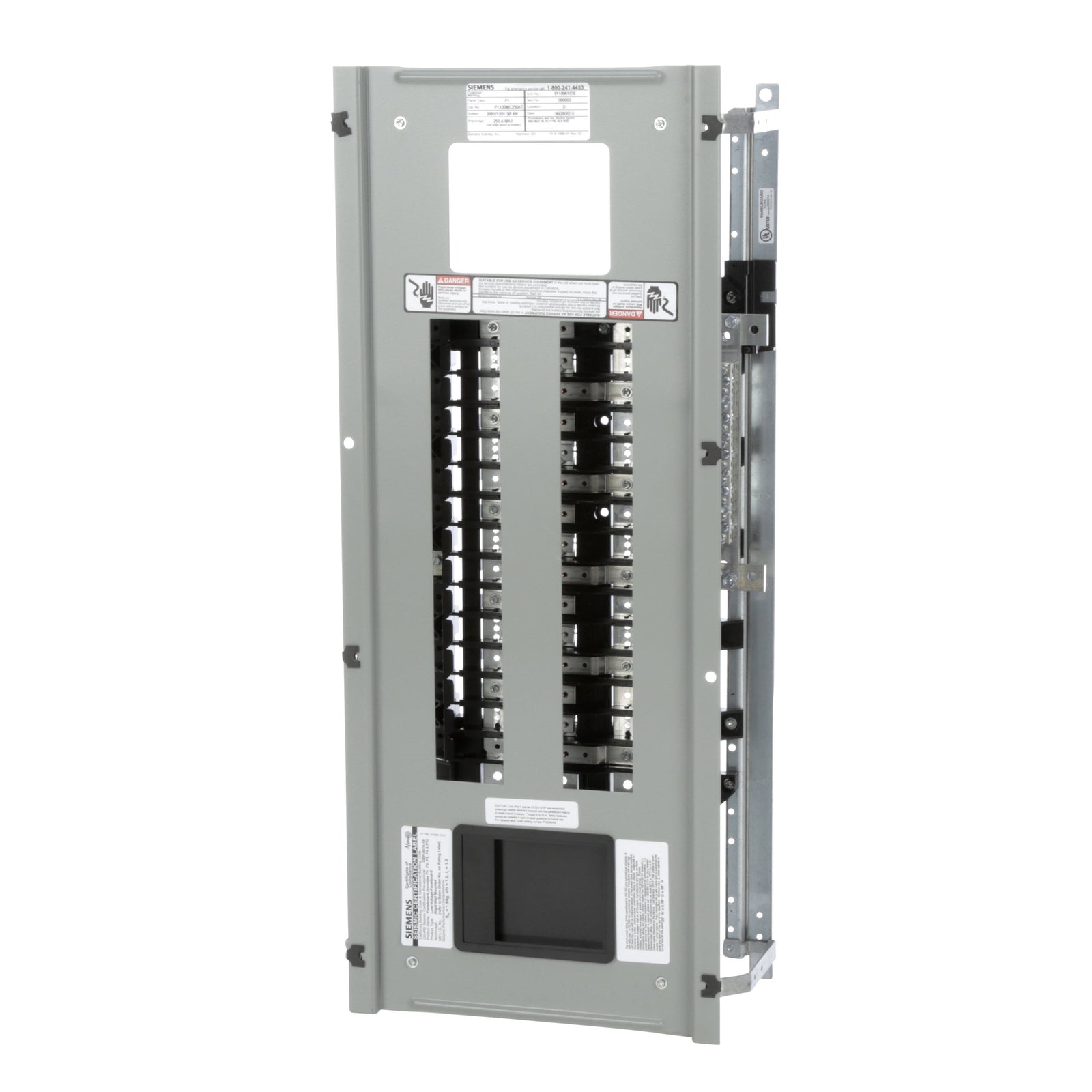 P1X30MC250AT - Siemens 250A 208/120V 3-Phase 4-Wire Type P1 Panelboard ...