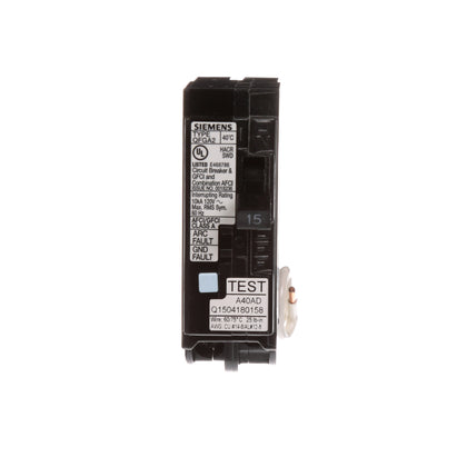 Q115DF - SIemens Plug-In 15 Amp 1 Pole Circuit Breaker - Essential Electric Supply