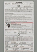 HF362R Siemens VBII Series Disconnect  600V ACV 60A Fusible Switch - Essential Electric Supply