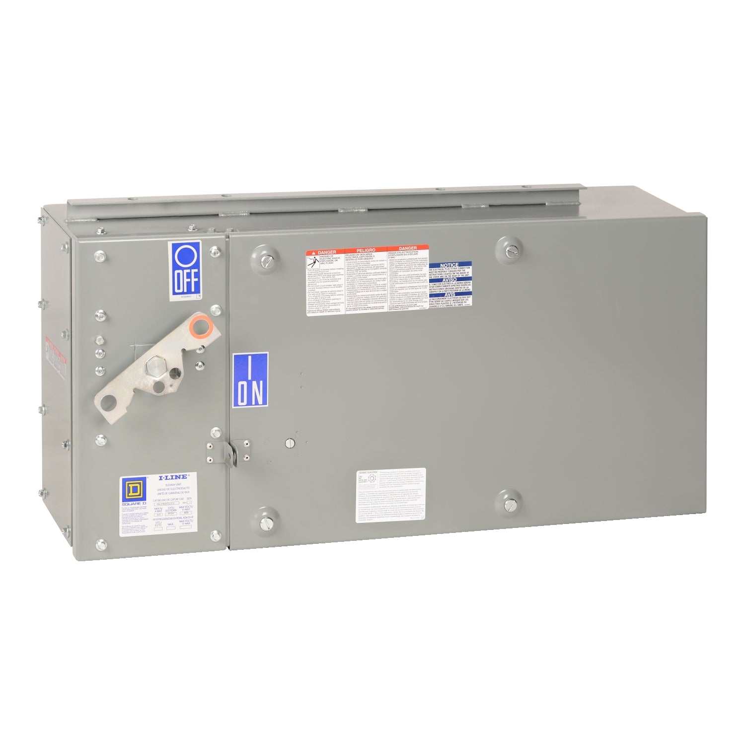 Bus Plug Type PBLI34600 - Square D 600A 600V 3-Phase Breaker Type Bus Plug I-Line ...