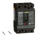 HLL36015 - Square D Feed-Thru 600V 15A 3 pole circuit breaker 100kA@480V - Essential Electric Supply