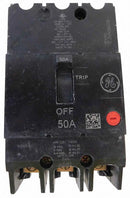 TEYF350 - General Electric 50A 480V 3 Pole Thermal Magnetic Circuit Breaker Bolt-On - Essential Electric Supply