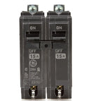 THHQB2115 - General Electric 15 Amp 2 Pole 120/240V 22kA Bolt-On Circuit Breaker, Q-Line Series, Thermal Magnetic Trip, UL Listed - Essential Electric Supply