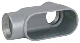 LB77 Killark Form 7 Conduit Body Iron Section 2-1/2" LB Hub Duraloy - Essential Electric Supply