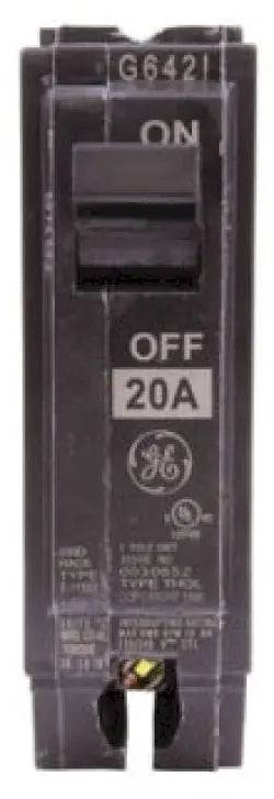 THQL1120 - General Electric Plug-In 20 Amp 1 Pole Circuit Breaker - Essential Electric Supply
