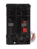 THQL2115GFT - General Electric 15 Amp 2 Pole 240VAC Q-Line GFCI Circuit Breaker, Plug-In, 10kAIC, Thermal Magnetic Trip, UL Listed - Essential Electric Supply