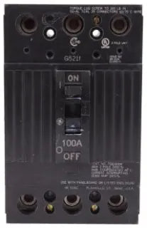 TQD32100WL - General Electric Feed-Thru 240V 100A 3 pole circuit breaker 10kA@240V - Essential Electric Supply