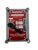 EDSF12 - Appleton Contender Series Factory Sealed Tumbler Switch 1-Pole Panel Mount 20A UL Certified - Essential Electric Supply