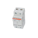 USCC2 - Eaton Mersen 30A 600V 2-Pole Class CC Fuse Holder DIN Rail Mount