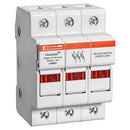 USM3I - Ferraz Shawmut 600V 30A 3P Midget Fuse Holder, DIN Rail Mount, Finger-Safe, UltraSafe Series, 100kA Interrupt Rating, UL Listed - Essential Electric Supply