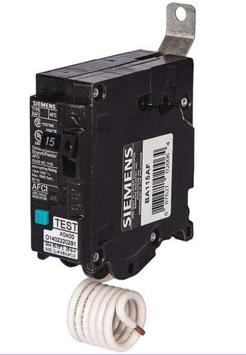 BA115AFC - SIemens Bolt-On 15 Amp 1 Pole Circuit Breaker - Essential Electric Supply