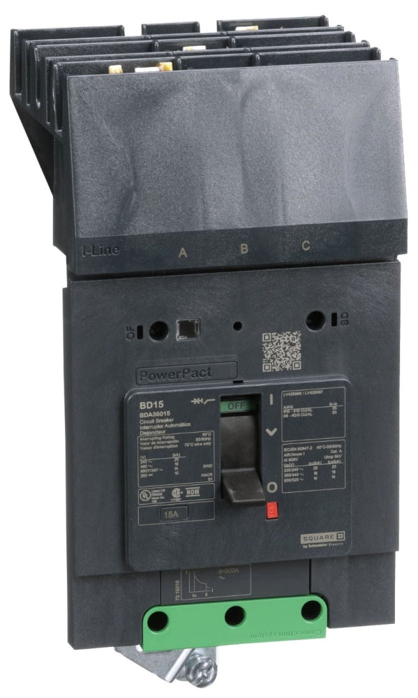 BDA36030 - Square D/ Schneider Electric I-Line Style Plug-In 30 Amp 3 Pole Circuit Breaker - Essential Electric Supply