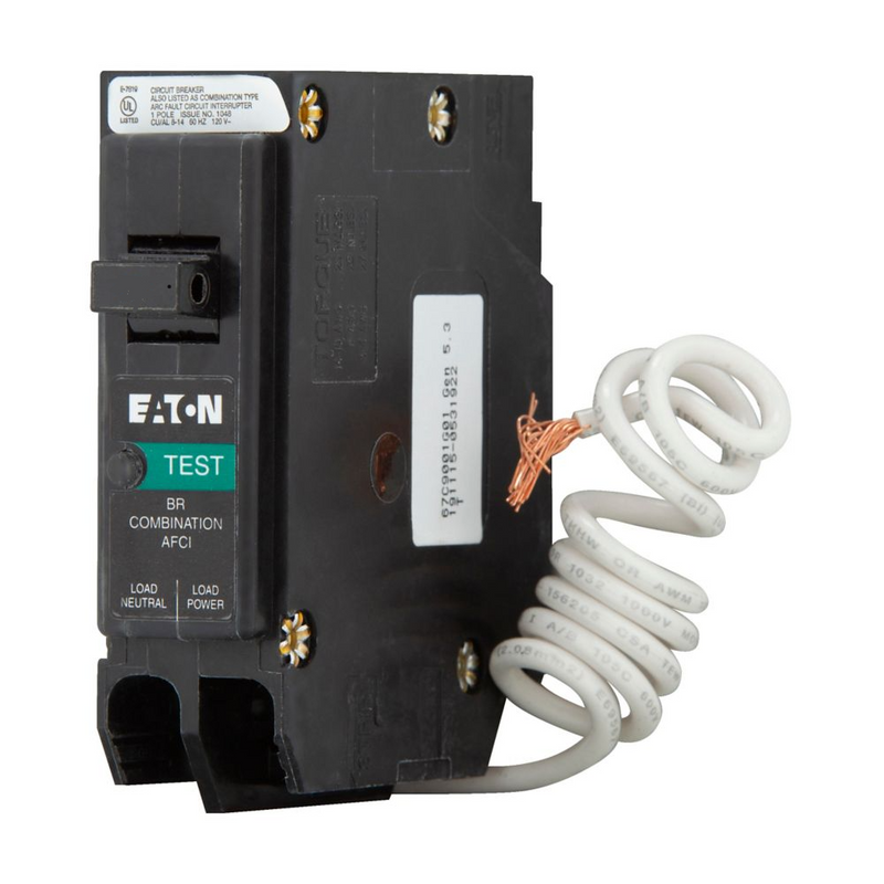 BRN120AF - Eaton Plug-In 20 Amp 1 Pole Circuit Breaker - Essential Electric Supply