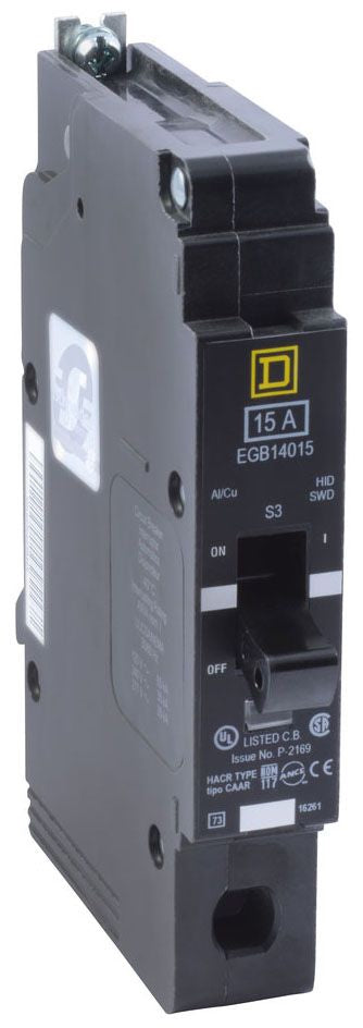 EGB14015 - Square D/ Schneider Electric Bolt-On 15 Amp 1 Pole Circuit Breaker - Essential Electric Supply