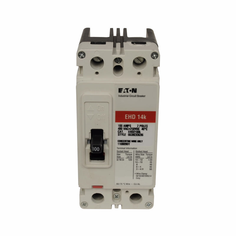 EHD2010 - Westinghouse/ Cutler Hammer/ Eaton Bolt-On 10 Amp 2 Pole Circuit Breaker - Essential Electric Supply