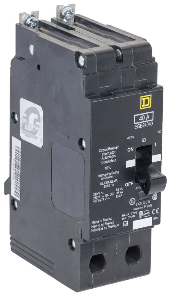 EJB24035 - Schneider Electric/ Square D Bolt-On 35 Amp 2 Pole Circuit Breaker - Essential Electric Supply
