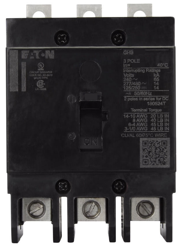 GHB3020 - Eaton/ Cutler Hammer/ Westinghouse Bolt-On 20 Amp 3 Pole Circuit Breaker - Essential Electric Supply