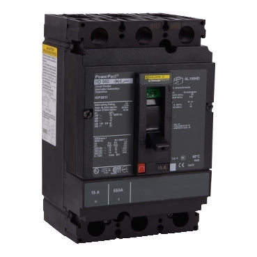 HDP36015 Square D Molded Case Circuit Breaker Powerpact 15A 600V - Essential Electric Supply
