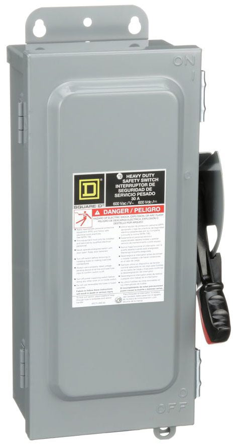 Square D HU361AWK Disconnect Switch (Non-Fusible) - Essential Electric Supply