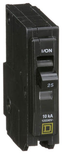 QO125 - Square D Plug-In 25 Amp 1 Pole Circuit Breaker - Essential Electric Supply