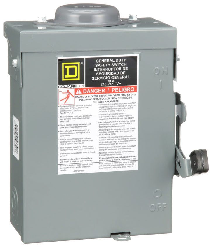 Square D D221NRB Disconnect Switch (Fusible) - Essential Electric Supply