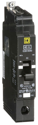 EDB14040 - Square D/ Schneider Electric Bolt-On 40 Amp 1 Pole Circuit Breaker - Essential Electric Supply