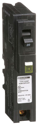 HOM120PCAFI - Square D 20 Amp 1 Pole Circuit Breaker - Essential Electric Supply