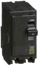 QO245 - Square D Plug-In 45 Amp 2 Pole Circuit Breaker - Essential Electric Supply