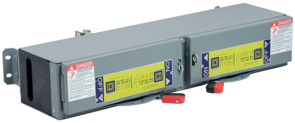 QMJ361 - Square D QMB Series 600V 30A 3P Fusible Panel Mount Switch ...